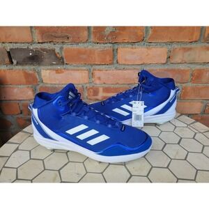 Adidas Icon 7 Mid Baseball‎ Cleats Dodgers Blue White Men's Size 16 S23889